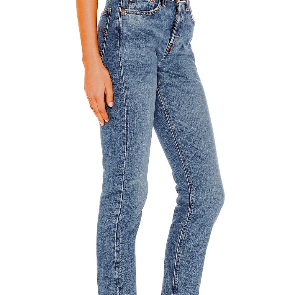 Levi’s high rise straight leg